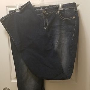 Dark Wash wide leg Jeans